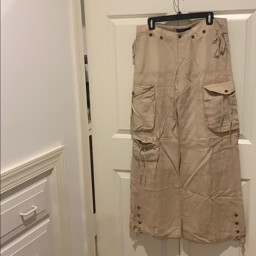 Ralph Lauren size 8 beige cargo pants